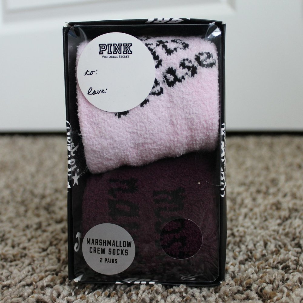 NWT Victoria's Secret PINK 2-Pack of Socks